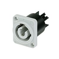 Neutrik - NAC3MPB-1 - PowerCON 3-pin chassisdeel uit grijs