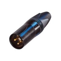 Neutrik | NC3MXX-B - XLR Cable Connector 3 Pole Male Black