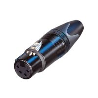 Neutrik | NC4FXX-BAG - XLR 4P cable connector black Female