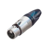 Neutrik | NC6FXX - XLR 6P cable connector nickel Female