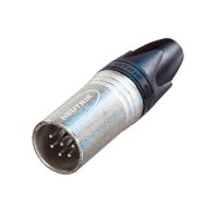 Neutrik | NC6MXX - XLR 6P cable connector nickel Male