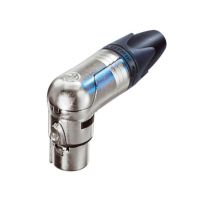 Neutrik | NC3FRX - XLR 3P right angle cable conn nickel Fem