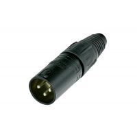 Neutrik | NC3MX-BAG - XLR Connector 3 Pole Black Male
