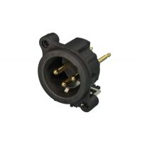 Neutrik - NC3MAV - CHASS. CON. MALE 3POLE V