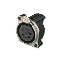 Neutrik | NC5FBH - XLR Chassis Connecter 5 Pole Female