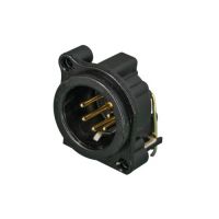 Neutrik | NC5MBH-B - XLR Chassis B Conn. 5 Pole Male Black