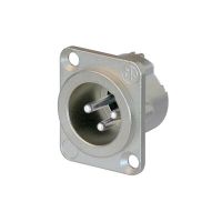 Neutrik | NC3MD-LX - XLR Chassis D Connector 3 Pole Male