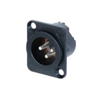 Neutrik | NC3MD-LX-BAG - XLR 3P chassis conn black Male