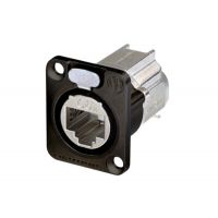 Neutrik | NE8FDX-Y6-B - Panel CAT6A Connector Female Black