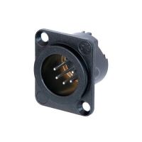 Neutrik | NC5MD-LX-BAG - XLR 5P chassis conn black Male