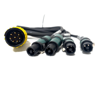 Cacom LK8 Speakercable [M] Without Ring > 4x NL4 [M] 2,5m