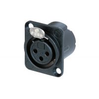 Neutrik | NC3FD-LX-BAG - XLR Chassis D Conn. 3 Pole Female