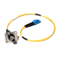 Fiber Q-ODC2 socket XLR (D-size) flange, snap-on