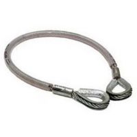 Steel with hose and colored sleeves WLL 2 T 2m