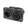 Neutrik | NAC3PX-TOP - PowerCON TRUE1 inlet-outlet comb IP65