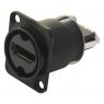 Neutrik | NAHDMI-W-B - HDMI Chassis D Adapter Female Black