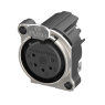 Neutrik | NC5FBH1 - XLR 5P horizontal chassis conn Female