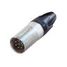 Neutrik | NC6MXX - XLR 6P cable connector nickel Male