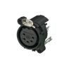 Neutrik | NC5FAV - XLR Chassis Connector 5 Pole Female