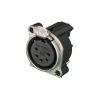 Neutrik | NC5FBH - XLR Chassis Connecter 5 Pole Female