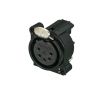 Neutrik | NC5FBH-B - XLR Chassis B Conn. 5 Pole Male Black