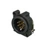 Neutrik | NC5MBH-B - XLR 5P horizontal chassis conn black M