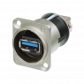 Neutrik | NAUSB3 - USB 3.0 gender changer nickel type A/B