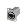 Neutrik | NE8FDX-P6 - Panel D-shape CAT6A Connector Female