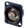 Neutrik | NBB75DSIB - BNC Chassis D Connector Female Black