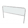 Eurotruss | ED-SHRO-L200-TR - Hand railing 2m w/ Plexiglass