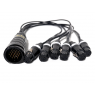 LK19 [M] No Ring > 6x XLR3 [F] AES