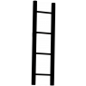 VMB - LW-T-0,5 - 0,5m black ladder truss section