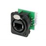 Neutrik | NE8FDV-YK-B - EtherCON Chassis D Connector Female
