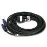 DOSUB2.5 - 8 polig w. ring Subsplit 2.5m