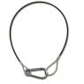 Safety 50cm - ø3mm, 1 x Carabiner Black