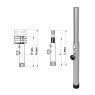 Eurotruss | ED-TLR-60-90 - Round Leg Telescopic  60cm~90cm