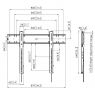 Vogel's - PFW 6800 - Display Wall Mount 55-80"