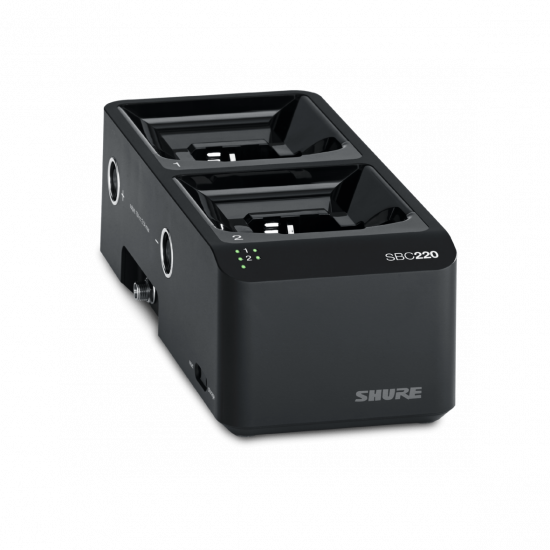 Shure | SBC220-E - 2-Bay Networked Docking Charger