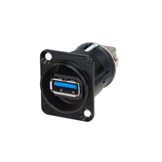 Neutrik | NAUSB3-B - Reversible USB 3.0 Gender Changer Black