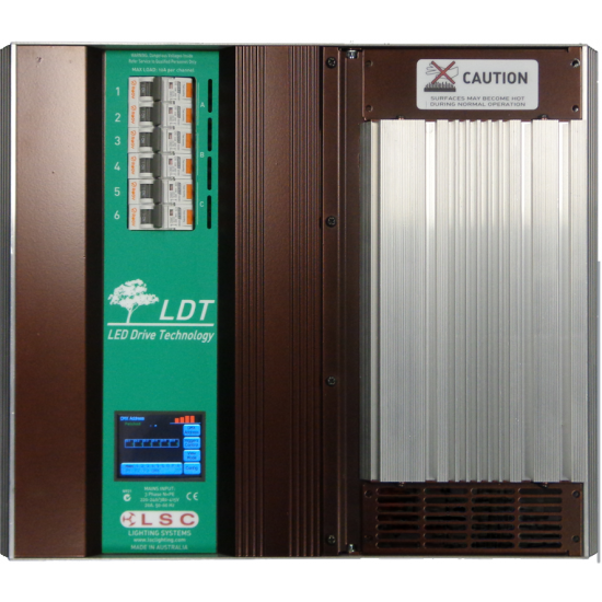 LSC - LDT6 LED-drive 6x10A Wallmount dimmer