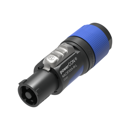 Neutrik - NAC3FXXA-W-L PowerCON Connector 10-16mm - Blue
