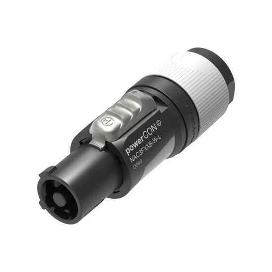 Neutrik | NAC3FXXB-W-L - PowerCON Connector Female Grey