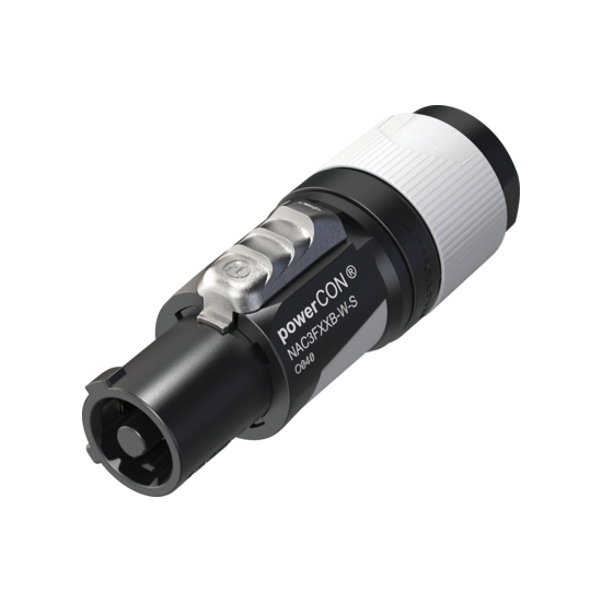 Neutrik | NAC3FXXB-W-S - PowerCON connector 6-12mm grey S
