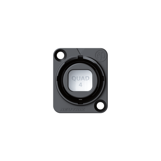 Neutrik | NO4FDW-A - opticalCON QUAD chassis conn Female