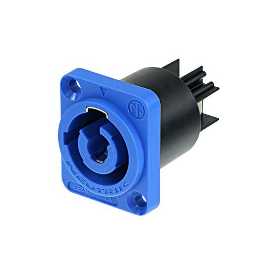 Neutrik | NAC3MPA-1 - PowerCON Chassis Connector Blue Male