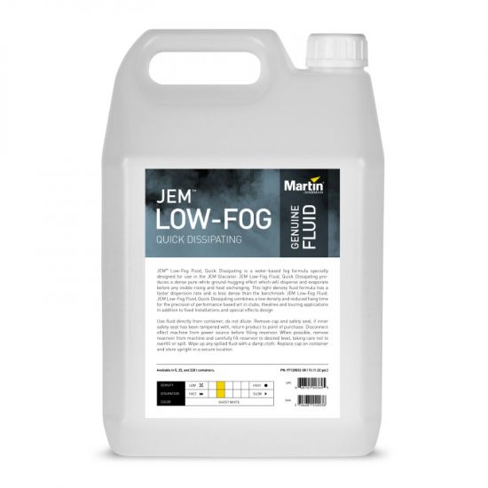 Martin - JEM Low-Fog Fluid, Quick Dissipate, 5L