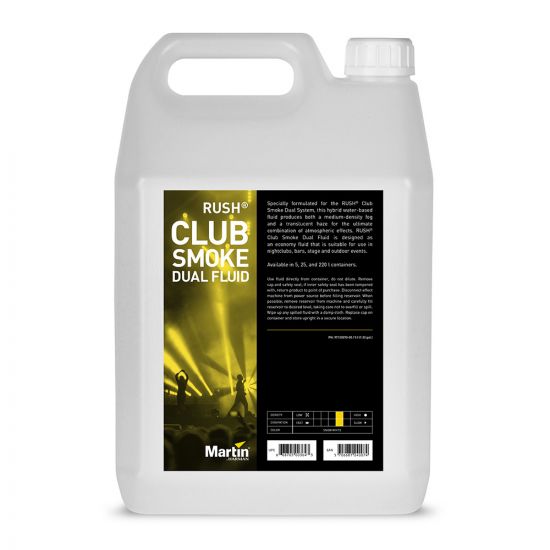 Martin | RUSH Club Smoke Dual Fluid, 4 x 5L