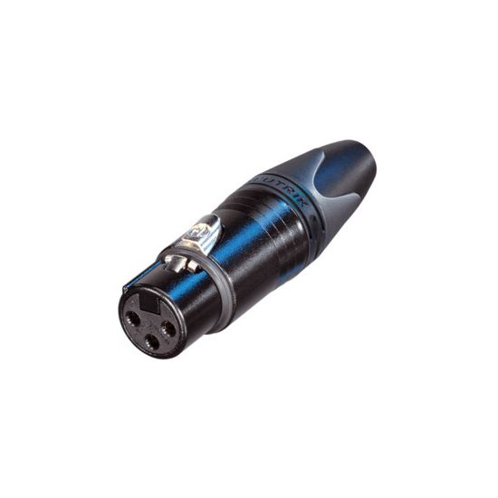 Neutrik | NC3FXX-B - XLR Cable Connector 3 Pole Female Black