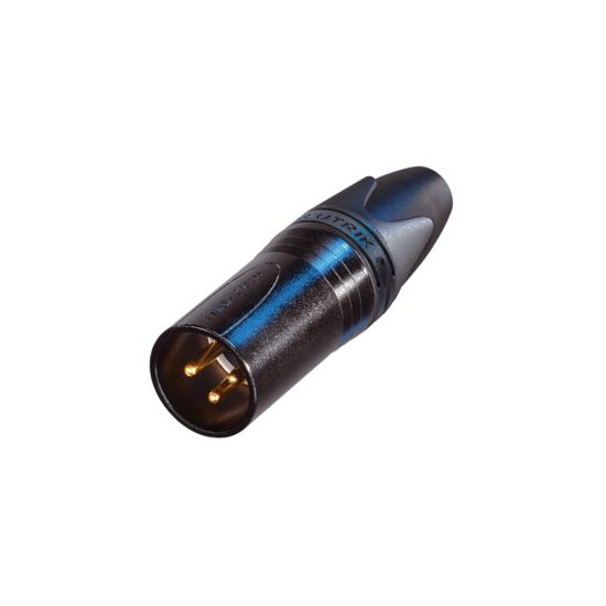 Neutrik | NC3MXX-B - XLR Cable Connector 3 Pole Male Black