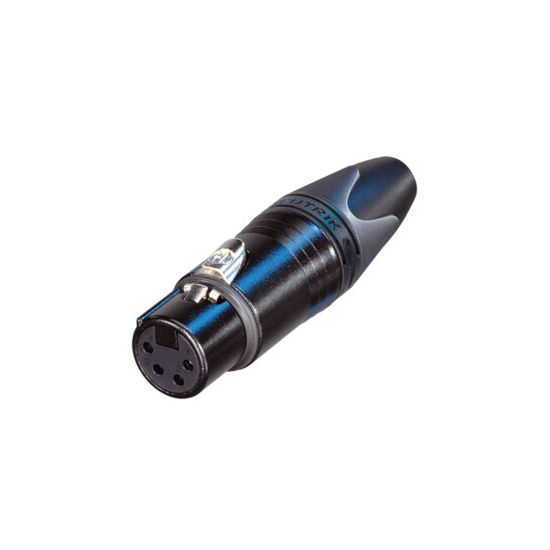 Neutrik | NC4FXX-B - XLR 4 Pole Cable Connector Female Black